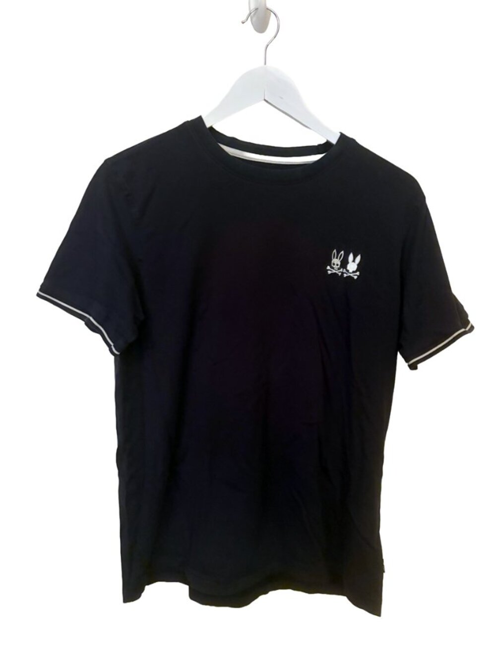 Psycho Bunny Serge Basic Crew Neck Navy Shirt Size 6